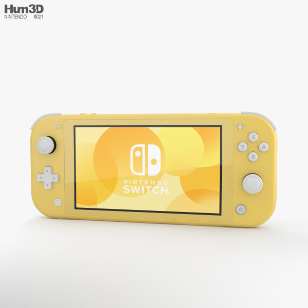 Nintendo Switch Lite Gelb 3D-Modell