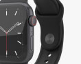 Apple Watch Series 5 40mm Space Gray Aluminum Case with Sport Band 3D-Modell