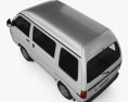 Piaggio Porter Glass Van 2015 3d model top view
