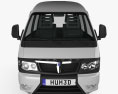 Piaggio Porter Glass Van 2015 3d model front view