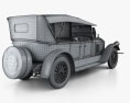 Pierce-Arrow Model 33 7-passenger Touring 1924 Modello 3D