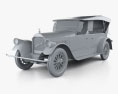 Pierce-Arrow Model 33 7-passenger Touring 1924 3D-Modell clay render