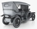 Pierce-Arrow Model 66-A 7-passenger Touring 1913 Modello 3D