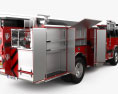 Pierce Vienna Pumper Fire Truck E402 with HQ interior 2017 3d model