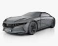 Pininfarina HK GT 2018 3D模型 wire render