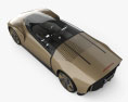 Pininfarina Teorema 2021 3D 모델  top view