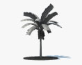 Banana Palm Tree 002 3d model