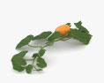 호박 식물 3D 모델 