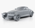 Plymouth Prowler 2002 3Dモデル clay render