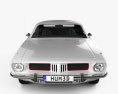 Plymouth Barracuda hardtop 1974 3d model front view