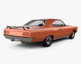 Plymouth Road Runner 440 hardtop 1970 3d model back view