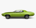 Plymouth Satellite 1971 3d model side view