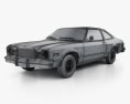 Plymouth Volare クーペ 1977 3Dモデル wire render