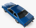 Plymouth Volare купе 1977 3D модель top view
