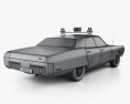 Plymouth Fury Police 1972 3d model