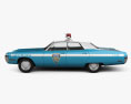 Plymouth Fury Police 1972 3d model side view