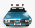 Plymouth Fury Police 1972 3d model front view
