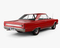 Plymouth Belvedere GTX coupe 1967 3d model back view