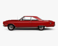 Plymouth Belvedere GTX coupe 1967 3d model side view