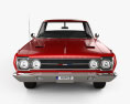 Plymouth Belvedere GTX 쿠페 1967 3D 모델  front view