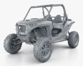 Polaris Ranger RZR 1000 2015 3D модель clay render
