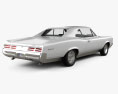 Pontiac GTO 1967 3D模型 后视图