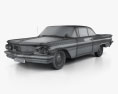 Pontiac Ventura 쿠페 1960 3D 모델  wire render