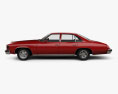 Pontiac Grand LeMans sedan 1976 Modelo 3d vista lateral