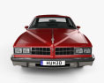 Pontiac Grand LeMans 세단 1976 3D 모델  front view