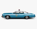 Pontiac Catalina Polizei 1972 3D-Modell Seitenansicht