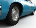 Pontiac Catalina Polizia 1972 Modello 3D