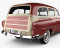 Pontiac Chieftain Deluxe Station Wagon 1953 Modelo 3D