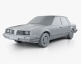Pontiac 6000 STE 2024 3d model clay render