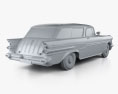 Pontiac Star Chief Custom Safari двухдверный 1957 3D модель