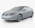 Pontiac G6 2009 3D-Modell clay render