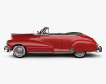 Pontiac Torpedo Eight Deluxe 敞篷车 1948 3D模型 侧视图