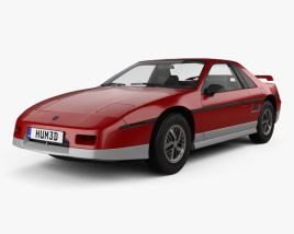 Pontiac Fiero GT 1985 3D 모델 