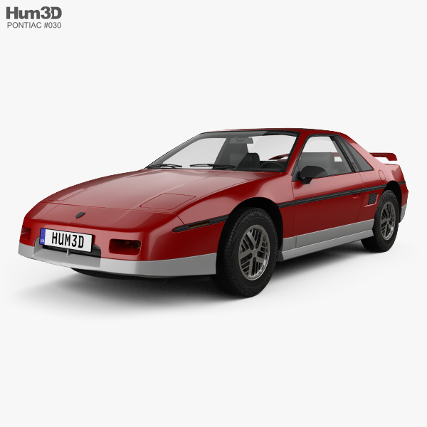 Pontiac Fiero GT 1985 3D model