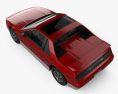 Pontiac Fiero GT 1985 3d model top view