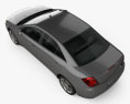 Pontiac G6 V6 2009 3D模型 顶视图