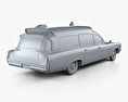 Pontiac Bonneville 旅行車 救护车 Kennedy 1963 3D模型