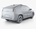Pontiac Aztek HQインテリアと 2005 3Dモデル