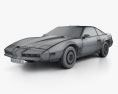 Pontiac Firebird KITT 1982 3Dモデル wire render
