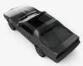 Pontiac Firebird KITT 1982 3D模型 顶视图