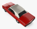 Pontiac GTO 컨버터블 1964 3D 모델  top view
