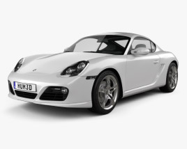 3D model of Porsche Cayman S 2014