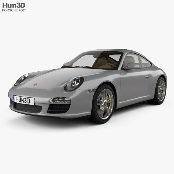 Porsche 911 Carrera Coupe 2012 Modello 3D