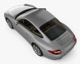 Porsche 911 Carrera Coupe 2012 3d model top view