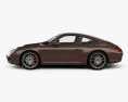 Porsche 911 Carrera S Coupe 2012 3D模型 侧视图