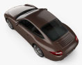 Porsche 911 Carrera S Coupe 2012 3D-Modell Draufsicht